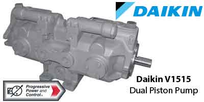Daikin v1515 dual piston pump